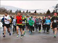 Wild weather welcomes Polson’s first annual half-marathon
