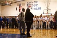 Coach Rice honored for 34 years of service