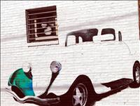 Mural beckons tourists to downtown Polson