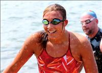 Record number compete in Water Daze swim