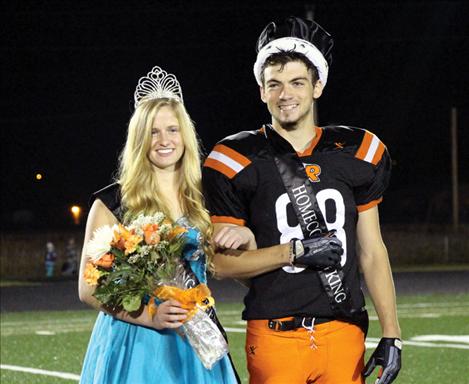 Danielle Richwine and Bryce Cullen are Ronan’s 2014 Homecoming Queen and King.