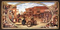 Stately mural