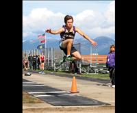 Polson hosts Triangular track and field meet despite snowflakes