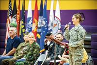 Students honor  veterans