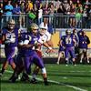 Polson quarterback Tanner Wilson looks for a receiver in a recent home game. Wilson leads the Northwestern A league in rushing, averaging 88 yards per game.