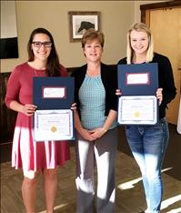 Smith, Durglo awarded scholarships