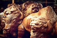 Wild bison herd carving donated to National Bison Range