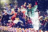Snow falls on Ronan parade