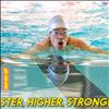 Poy Wong competes in the 100-yard breaststroke.