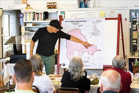CSKT Fire Management Officer Ron Swaney explains fire strategies.