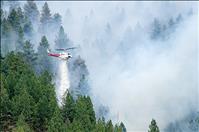 Arlee hillside catches fire