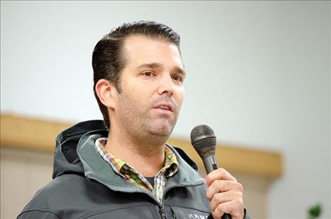 President’s son visits Ronan with election candidates