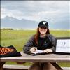 Emilie Corley signs her national letter of intent to play softball starting this fall at Williston State College in Williston, North Dakota