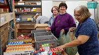 Local church collects donation to help feed children