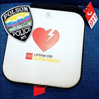 Polson Police receive defibrillators