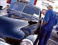 Vintage cars, hot rods, motorcycles line Polson streets