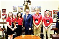Daines meets with Montana Boys and Girls Nation delegates