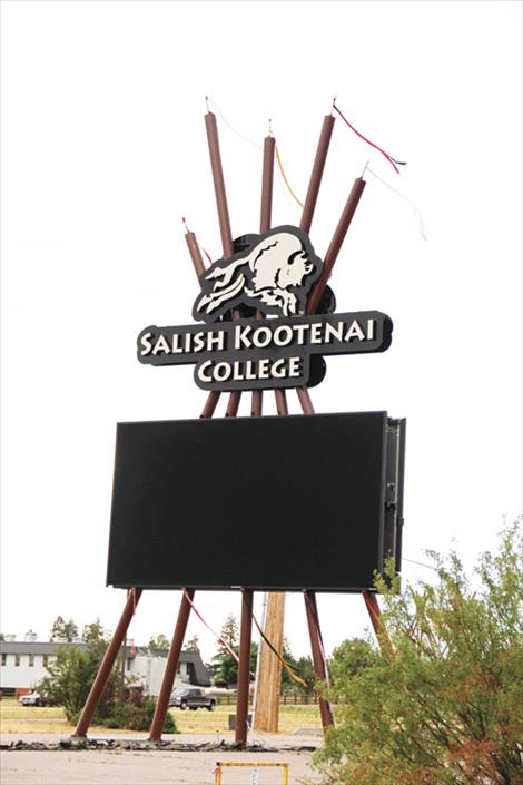 The new sign along the highway will alert the public to important health and safety information for the county.