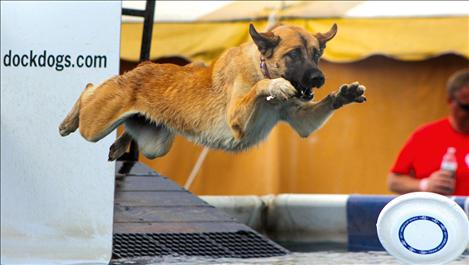 Tee flies over the water, keeping her eyes on the Frisbee she’ll catch. She did so well in her first tournament, she went up a division.