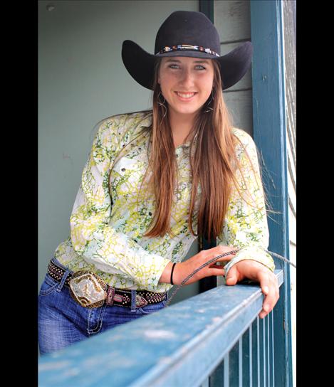 Junior high rodeo athlete Nichole Lake won second at state in goat tying and will  compete on the national level June 24-30 in New Mexico.