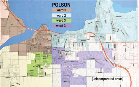 Polson Ward map
