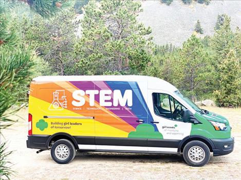 The STEM van will be visiting a total of 78 different communities between Montana and Wyoming. 