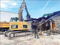 County building demolition, construction begins