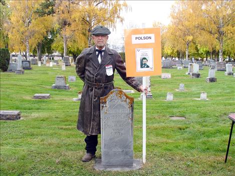 Gil Mangels, owner of the Miracle of America Museum in Polson, will present “Meet David Polson,” a historic recollection of the man who built Polson at the November get-together.