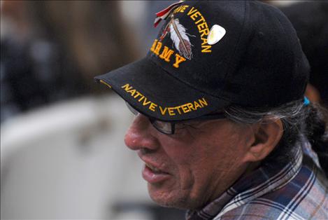 Veterans were honored at Friday's Round Dance at Salish Kootenai College.