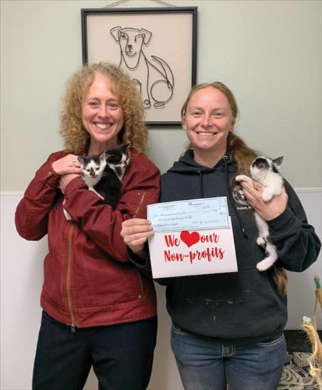 Shauna Rubel, GPCF and Raeva Corkill - Mission Valley Animal Shelter