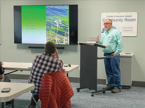 Dr. John Madsen presents a slideshow about Flowering Rush - how it grows, spreads and how to best manage the aquatic invasive weed.