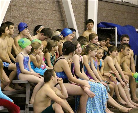 Members of the Lake Monsters swim team range in age from 6 years old to 20 years old.