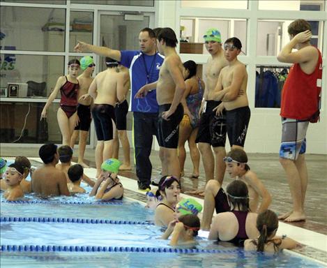 Members of the Lake Monsters swim team participants range in age from 6 years old to 20 years old.