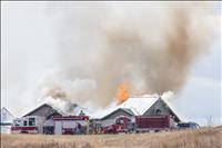 Home destroyed by fire