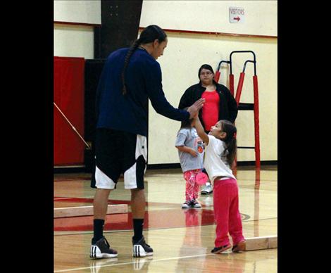 Itty Bitty Basketball players learn fundamentals, teamwork at early age.