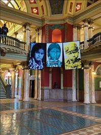 Ronan students create large murals on display at capitol