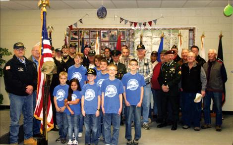 Local veterans were honored by Glacier View Christian School children.