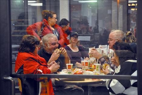 McDonald’s patrons enjoy  their dinner even more as a portion of the cost was donated during a fundraising event for K. William Harvey Elementary School.