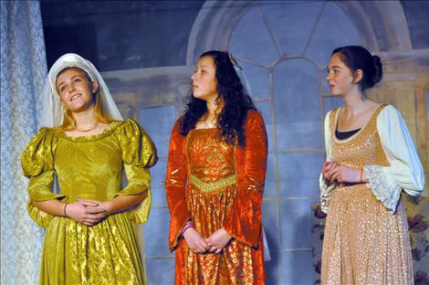 Lady Capulet, Juliet and a maid are blissfully happy before Juliet’s forbidden love with Romeo leads to tragedy. 