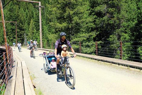 Hiawatha bike trail