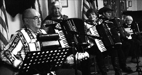 Accoridons, guitars and drums combine for an afternoon of melodies.