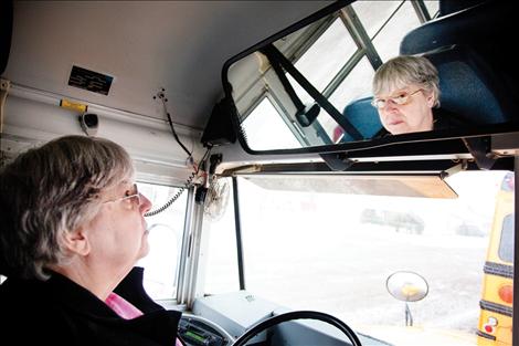 For 18 years, Cindy Paulsen has driven a school bus in Charlo.