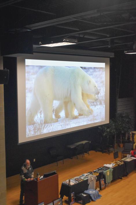 Dr. Frank Tyro shared "40 years of observations of arctic and subarctic travels" with program attendees at Salish Kootenai College on Jan. 21. Tyro has co-led artic ecology field courses for the Great Bear Foundation for the past 4 decades. He currently serves as GBF president.