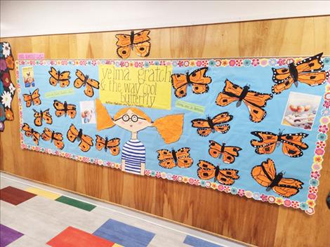 Cherry Valley students continue the school’s tradition of making and showing artwork. This year’s art show displays centered on books students had read.