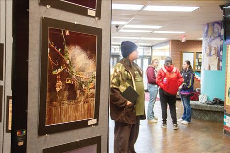 Art in all forms and in a variety of media was included at the event.