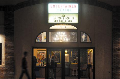 The outside marquee looks the same as ever, but the interior of the Entertainer Theater was recently remodeled.  