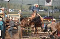 Broncs, bulls, barrels conquered at Pioneer Days rodeo