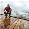 Montana State University professor Eric Boyd pictured in the Norris Geyser Basin at Yellowstone National Park. 