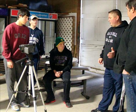 Mission Valley Mariners Raymond Matt, Karsen Krebs, Jacob Harrod, Jami Hanson and Jim Harrod