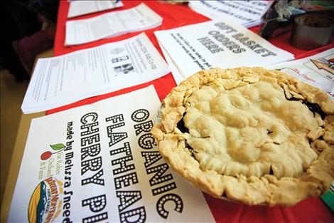 An organic Flathead Cherry pie is up for auction at the Winter Carnival.